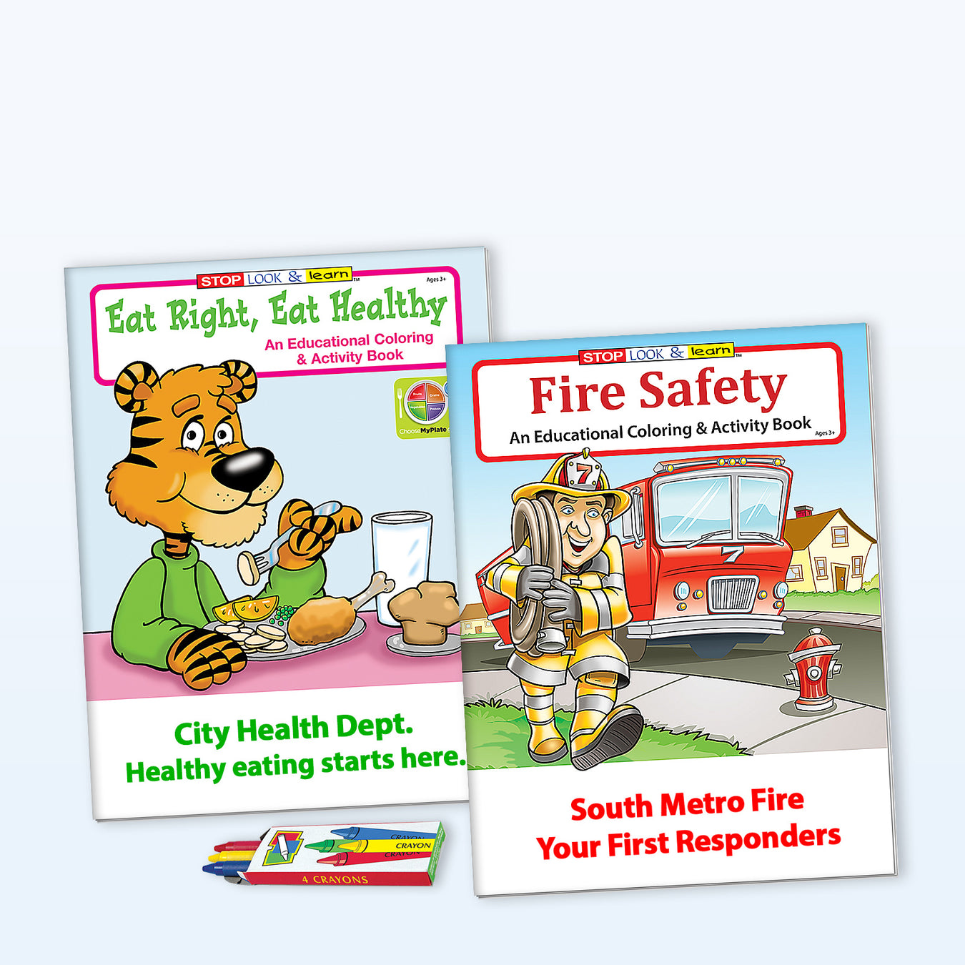Custom Coloring Books in Bulk - Add Your Imprint on 250 or more