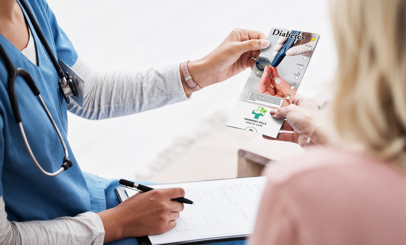 Diabetes Slide Charts (Qty 250) - Customize with Your Imprint