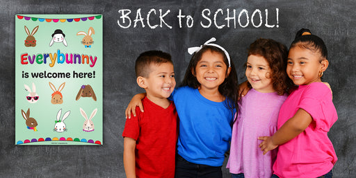 Everyone Is Welcome Here Poster - Kindergarten Teacher Back to School Decor