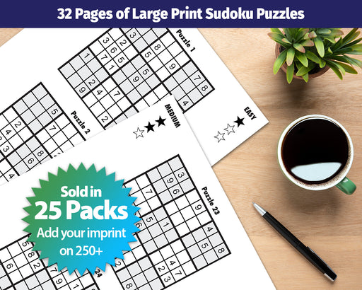 ZoCo - Large Print Sudoku Puzzle Books