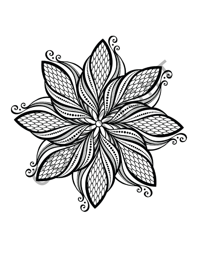 Adult Coloring Books 10 Pack | PATTERNS: Stress Relieving Coloring Books