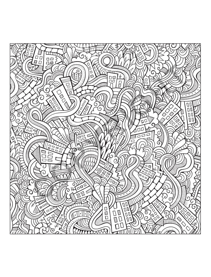 Adult Coloring Books 10 Pack | PATTERNS: Stress Relieving Coloring Books