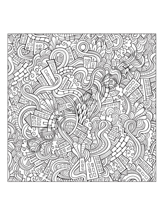 Adult Coloring Books 10 Pack | PATTERNS: Stress Relieving Coloring Books