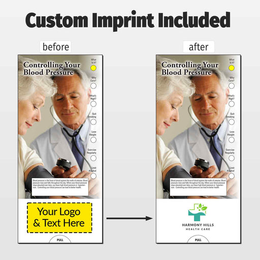 Controlling Your Blood Pressure - Slide Charts - Add Your Logo + Text