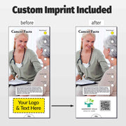 Cancer Facts - Slide Charts - Add Your Logo + Text
