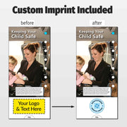 Keeping Your Child Safe Custom Slide Charts - 3.75 x 8.5 - Min Qty 250