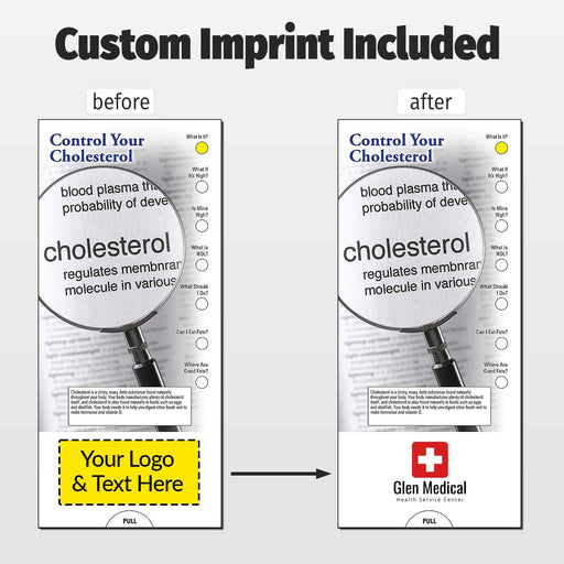 Control Your Cholesterol - Slide Charts - Add Your Logo + Text