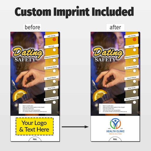 Dating Safety Slide Charts - Add Your Logo + Text 