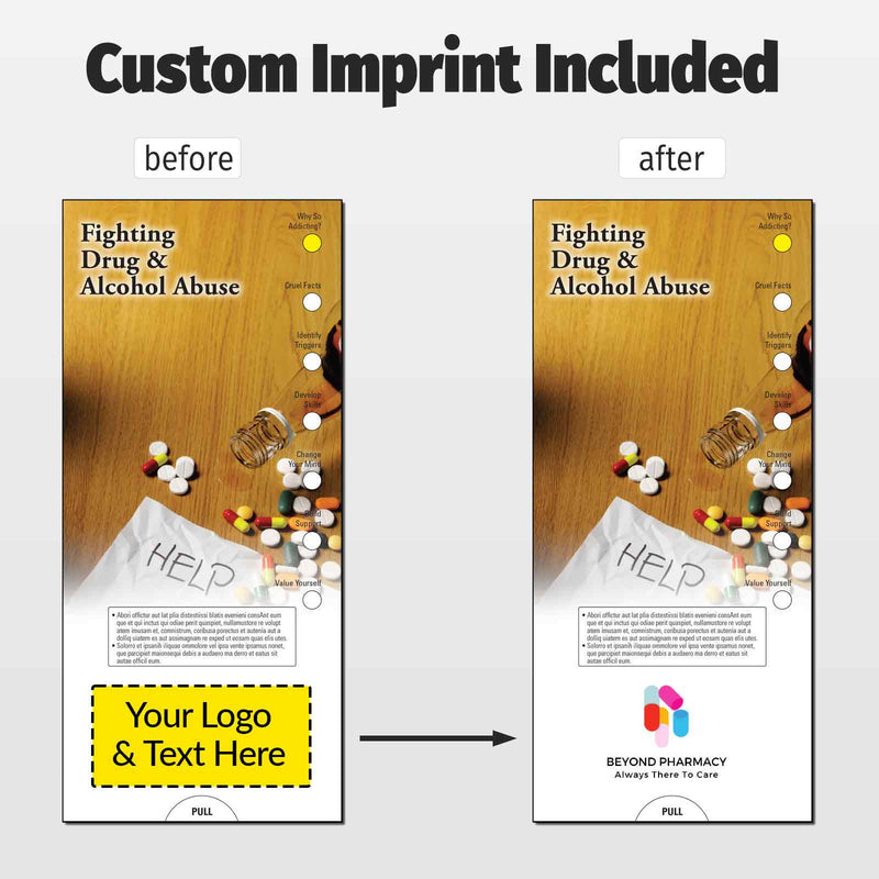 Fighting Drug and Alcohol Abuse Custom Slide Charts