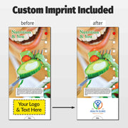 Nutrition & You Custom Slide Charts - 3.75 x 8.5 - Min Qty 250