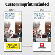 Poison Prevention Custom Slide Charts - 3.75 x 8.5 - Min Qty 250