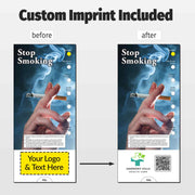 Stop Smoking Custom Slide Charts - 3.75 x 8.5 - Min Qty 250