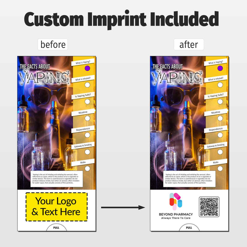 The Facts About Vaping Custom Slide Charts - 3.75 x 8.5 - Min Qty 250