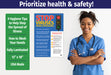 Stop Viruses from Spreading Poster - 12"x18" - Laminated - ZoCo Products