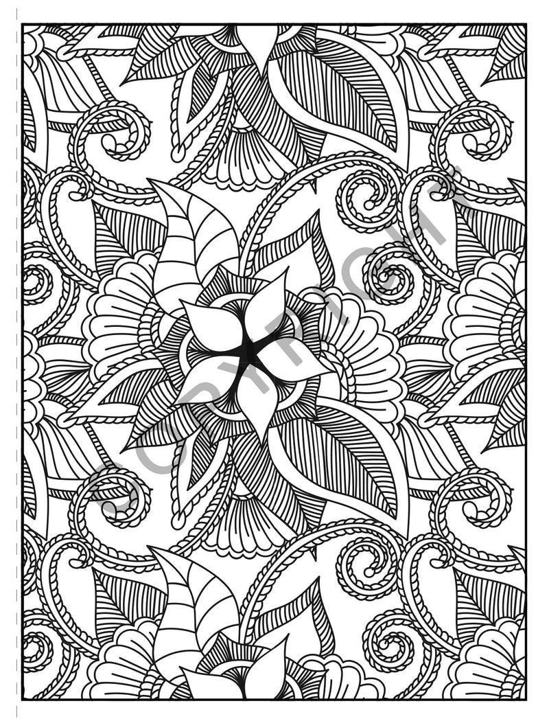 Adult Coloring Books 10 Pack | ZENDOODLE: Stress Relieving Coloring Books