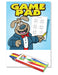 Kid's Game Pads with Crayons - Mini Activity Books in Bulk