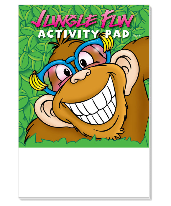 Jungle Fun Kid's Mini Activity Pads (50 Pack)