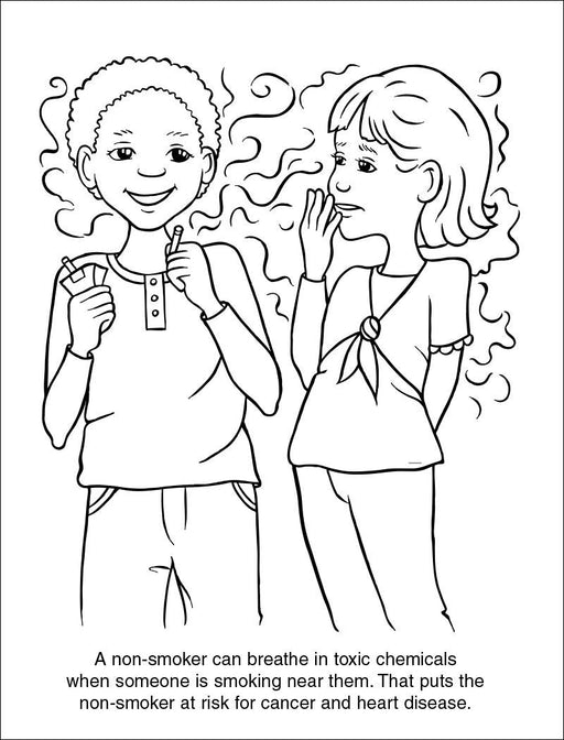 Say No to Smoking Kid's Coloring & Activity Books