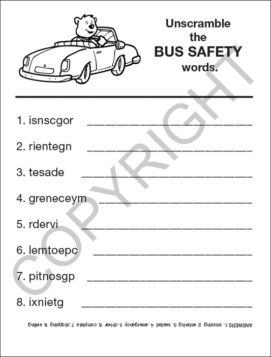 After School Safety - Bulk Coloring Books (250+) - Add Your