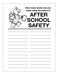 After School Safety Kid's Educational Coloring & Activity Books