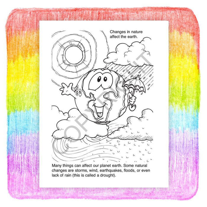 Saving Energy and Water Kid's Educational Coloring & Activity Books