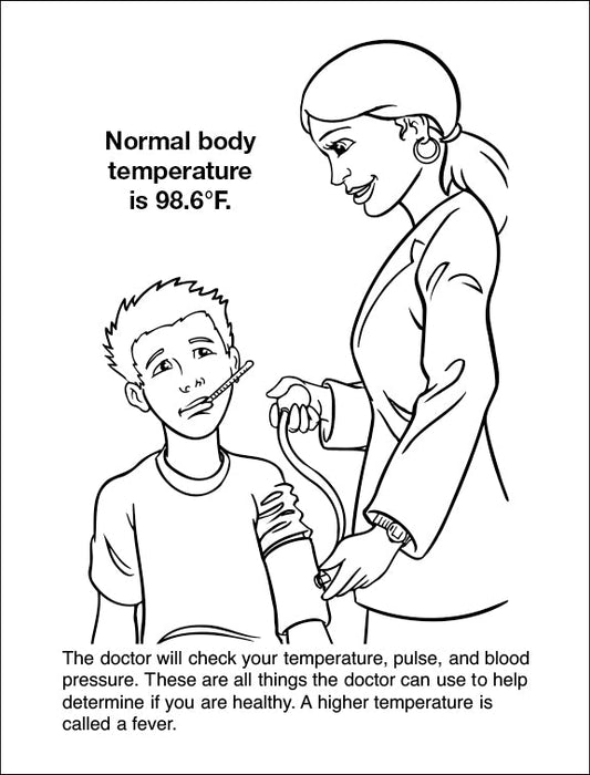 A Trip to the Doctor's Office Kid's Coloring & Activity Books