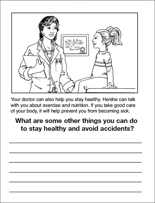 25 Pack - A Trip to the Doctor's Office Kid's Coloring & Activity Books