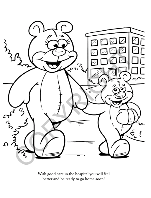 A Beary Special Hospital - Coloring and Activity Books in Bulk