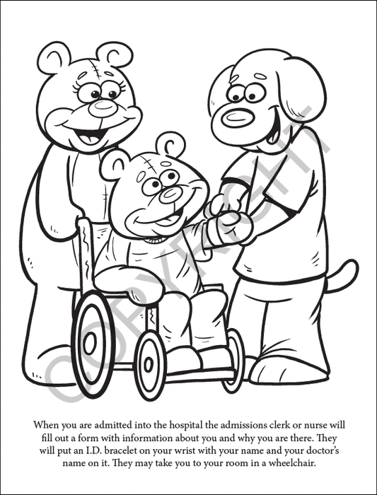 A Beary Special Hospital - Coloring and Activity Books in Bulk