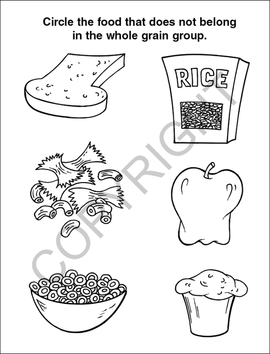 Let's Practice Good Nutrition - Coloring and Activity Books in Bulk