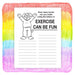 Exercise Can Be Fun Kid's Coloring & Activity Books