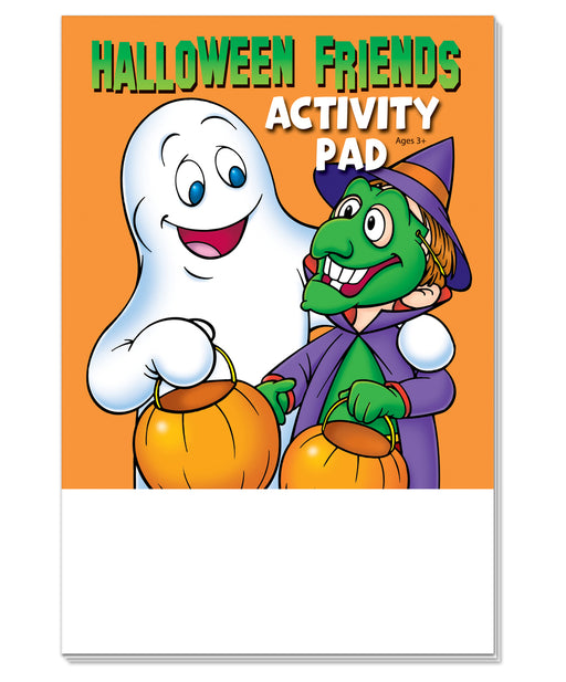 Halloween Friends - Kid's Mini Activity Pads (50 Pack)