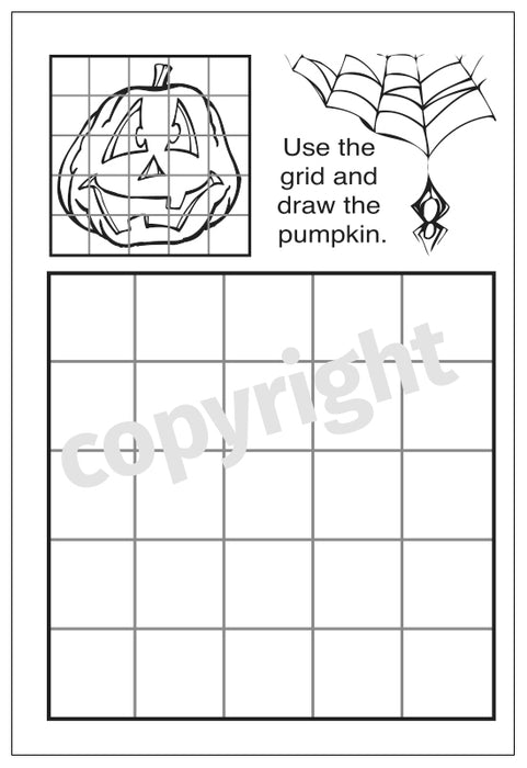 Halloween Kid's Mini Activity Pads (50 Pack)