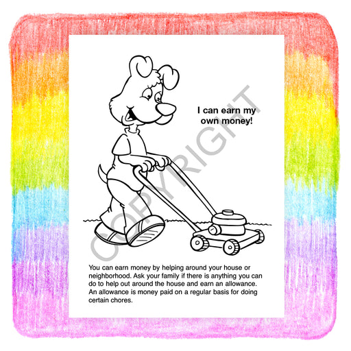 Be Smart, Save Money - Bulk Coloring & Activity Books (250+) - Add Your Imprint