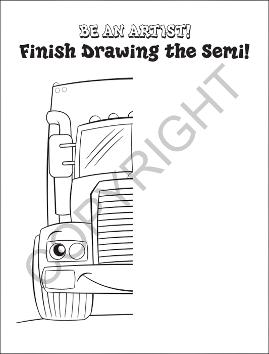Tons of Trucks Coloring & Activity Books in Bulk
