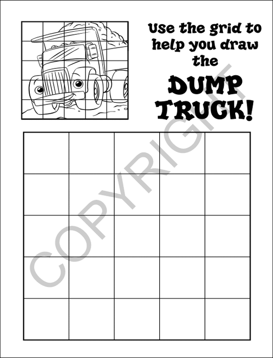 Tons of Trucks Bulk Coloring & Activity Books (250+) - Add Your Imprint