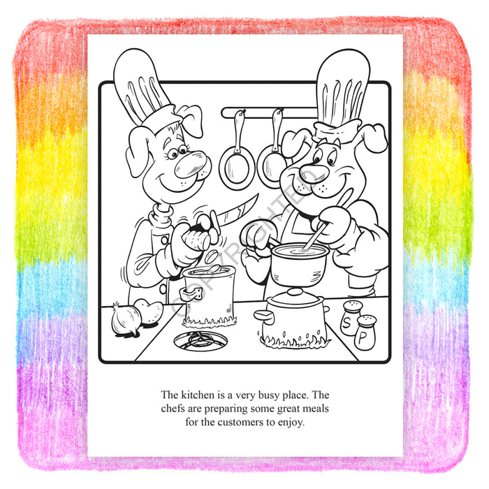 Eating Out is Fun Kid's Coloring & Activity Books - Restaurant Giveaway for Kids