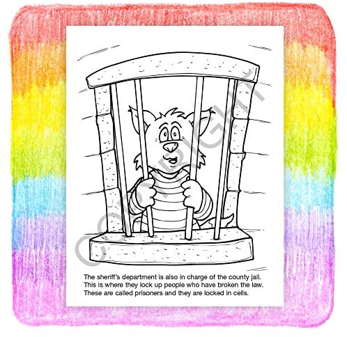 Your Sheriff is Your Friend - Bulk Coloring and Activity Books - Add Your Imprint