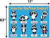 Feelings and Emotions Mood Chart for Kids - 8.5" x 11" w/ Magnets
