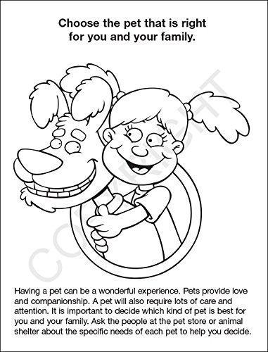 Healthy Pets are Happy Pets Kid's Coloring & Activity Books