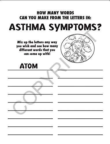 25 Pack - Winning With Asthma Kid's Educational Coloring & Activity Books - ZoCo Products