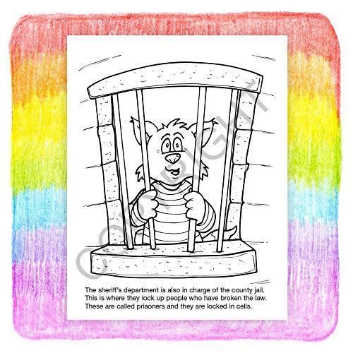 25 Pack - Your Sheriff is Your Friend Kid's Coloring & Activity Books - ZoCo Products