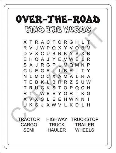 25 Pack - Tons of Trucks Kid's Coloring and Activity Books - ZoCo Products