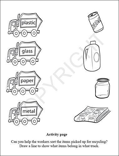 Recycling - Kid's Educational Coloring & Activity Books in Bulk