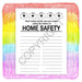 25 Pack - Home Safety Kid's Educational Coloring & Activity Books - ZoCo Products