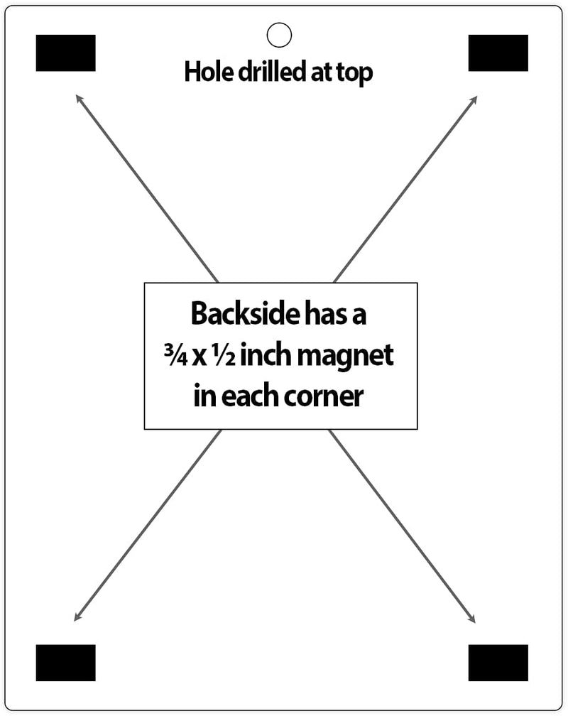 Kids Anger Control Strategies -Behavior Management Chart - 8.5" x 11" w/ Magnets