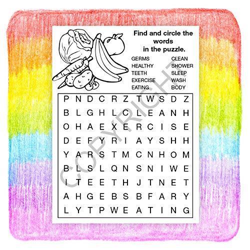 25 Pack - Practice Healthy Habits Kid's Coloring & Activity Books - ZoCo Products
