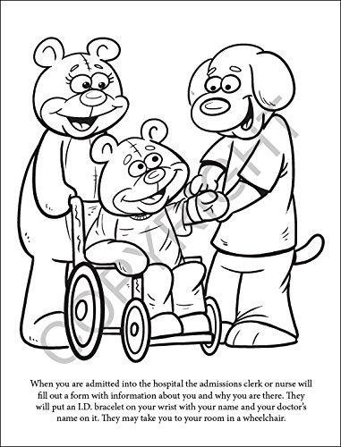 25 Pack - A Beary Special Hospital Kid's Coloring & Activity Books - ZoCo Products