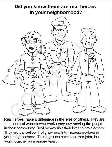 My Heroes Kid's Educational Coloring & Activity Books
