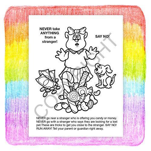 Be Smart, Say No to Strangers Kid's Educational Coloring & Activity Books